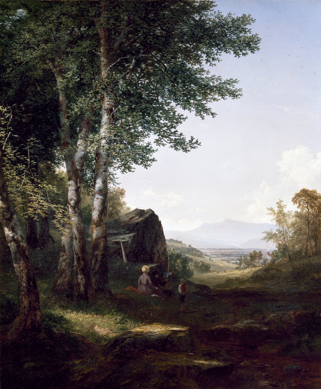 Utsikt över Mansfield Mountain, 1849 av John Frederick Kensett