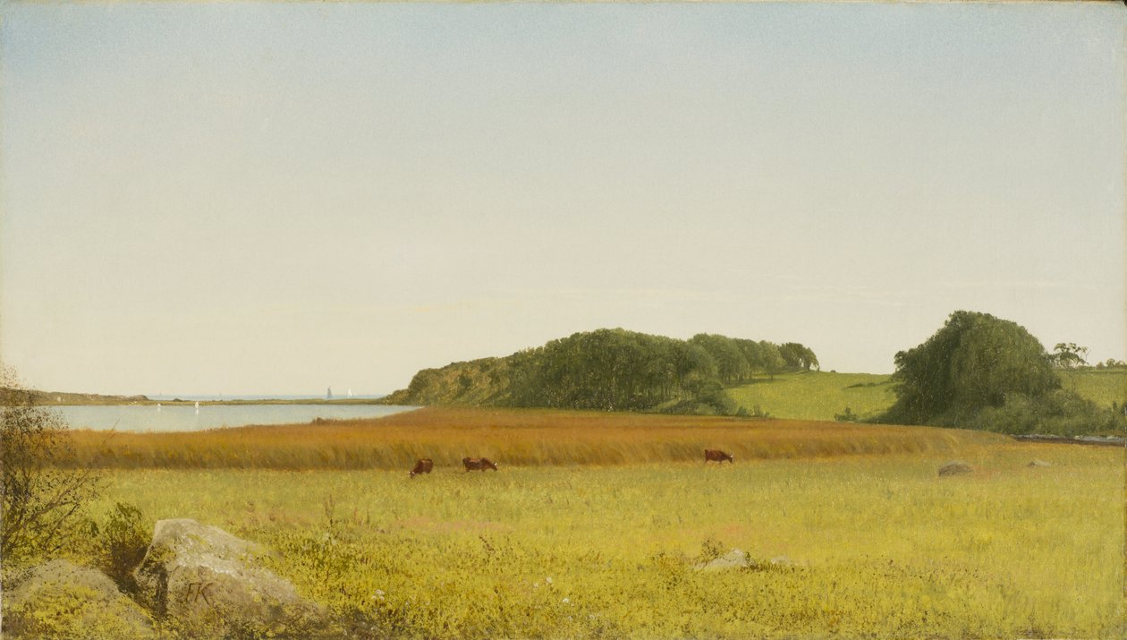 Almys damm, Newport av John Frederick Kensett