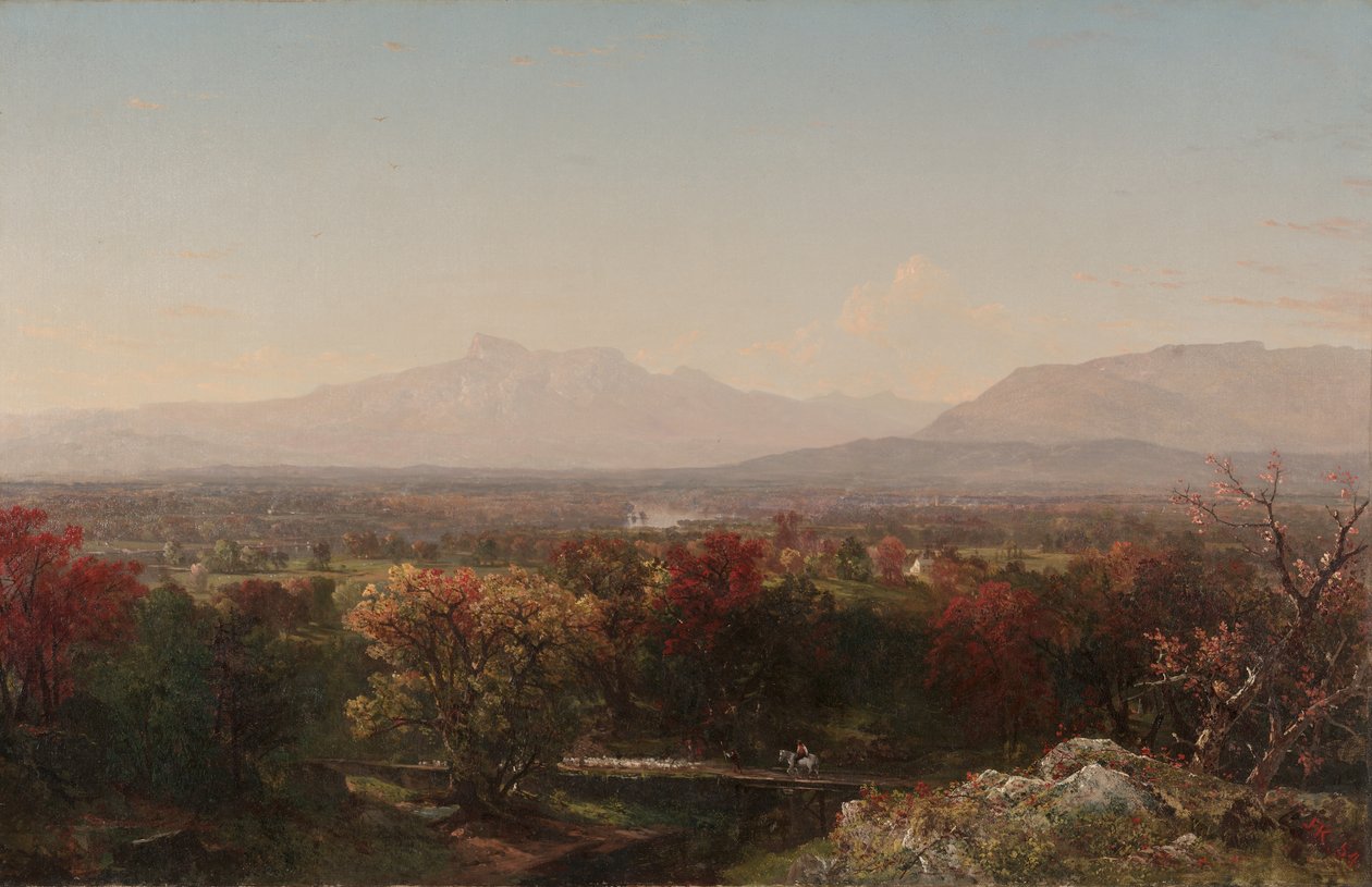 En oktoberdag i Vita bergen av John Frederick Kensett