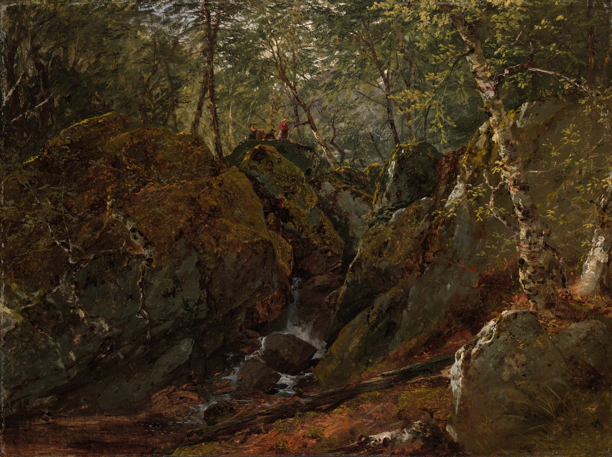 Catskill vattenfall av John Frederick Kensett