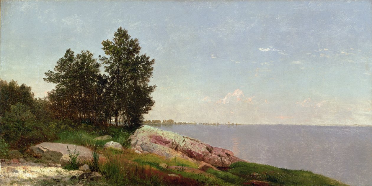 Long Island Sound vid Darien av John Frederick Kensett