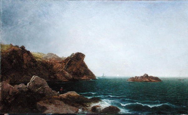 Nahant Rock och Seashore av John Frederick Kensett