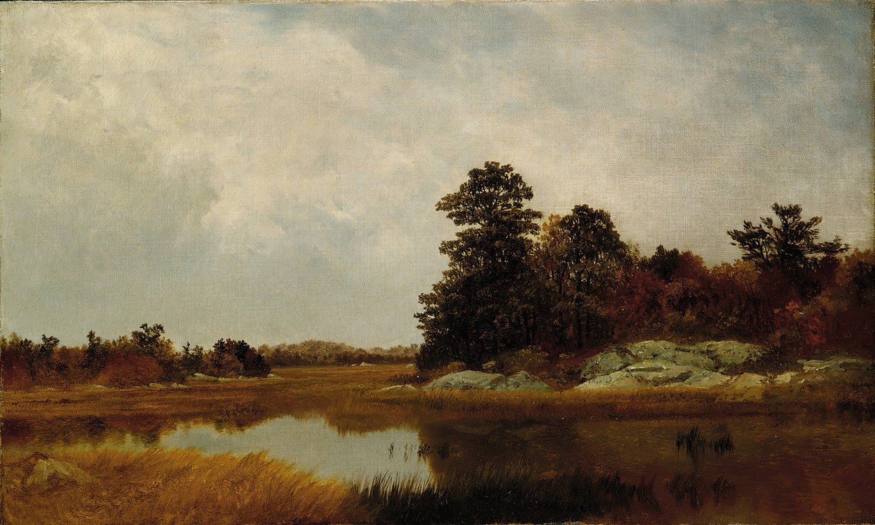Oktober i myrarna, 1872. av John Frederick Kensett