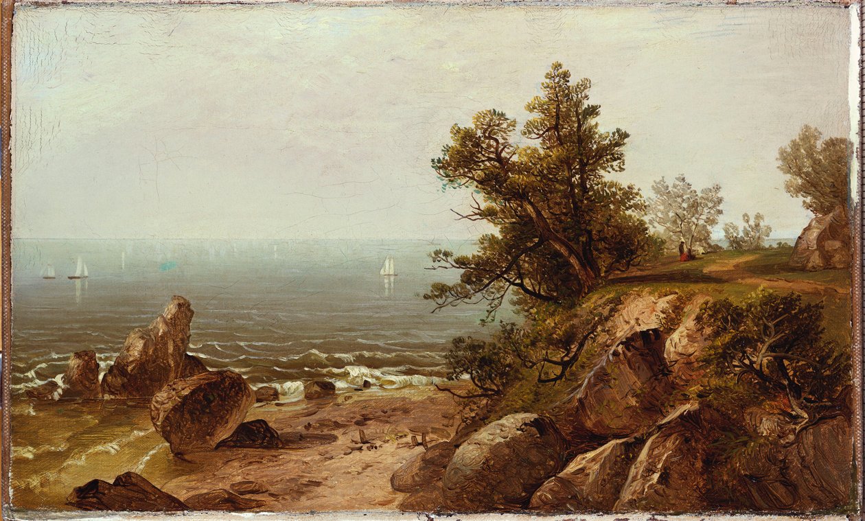 På kusten, Beverly, Massachusetts av John Frederick Kensett