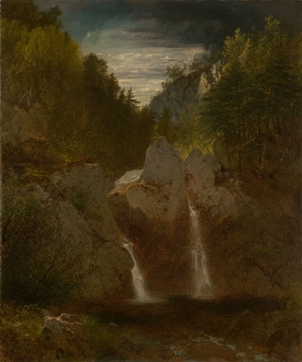Rocky Pool, Bash Bish-fallen av John Frederick Kensett