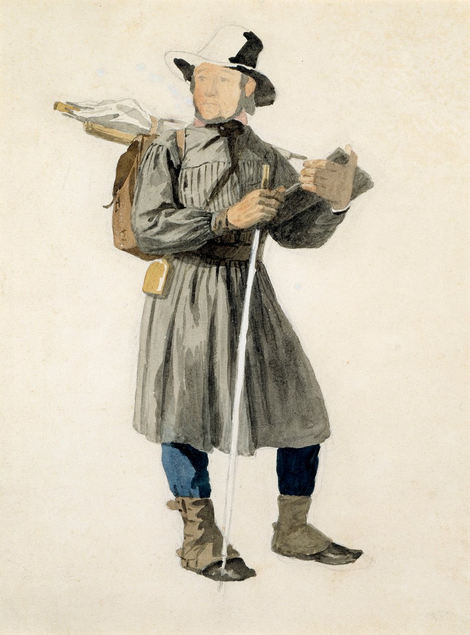 Stående konstnär av John Frederick Kensett