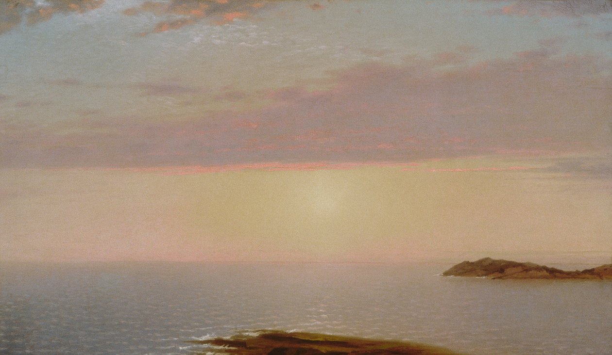Solnedgång av John Frederick Kensett