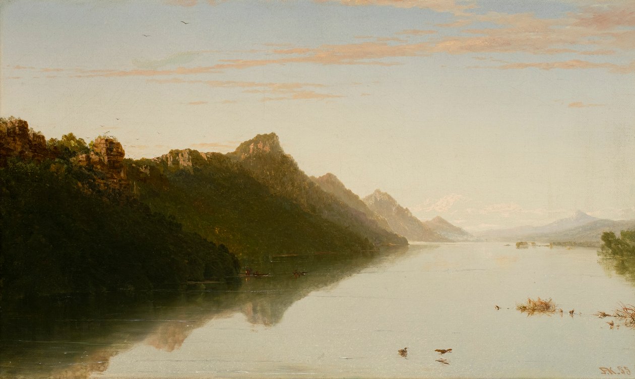 Utsikt över övre Mississippi av John Frederick Kensett
