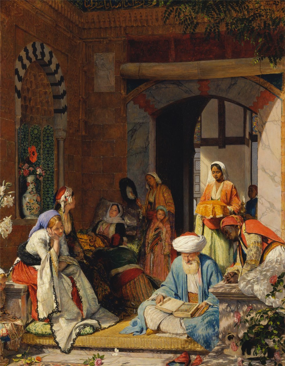 "Och trons bön skall rädda den sjuke" av John Frederick Lewis