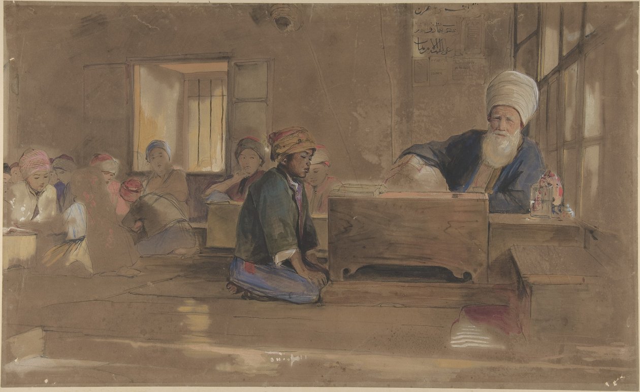 Arabisk skola av John Frederick Lewis