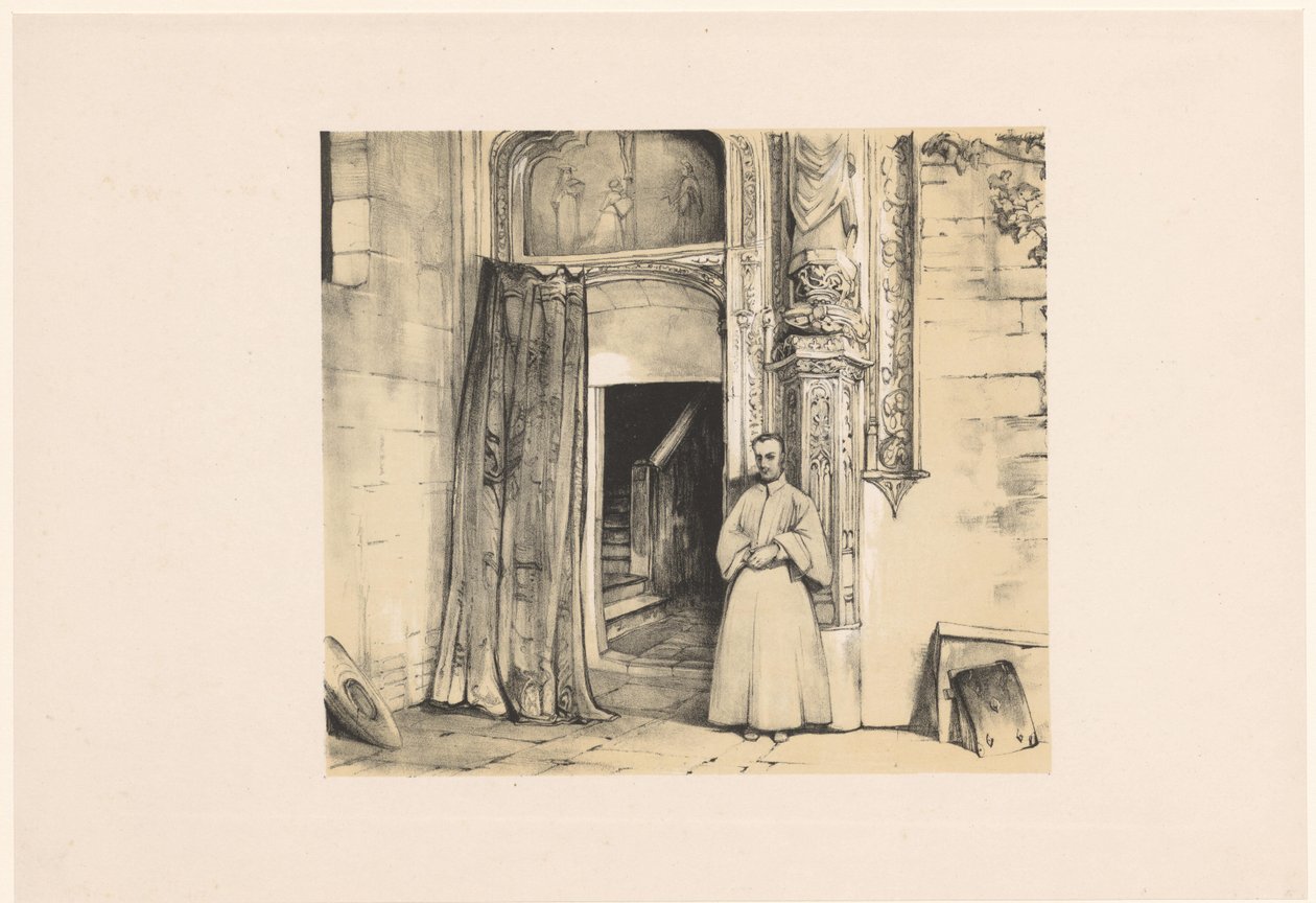Dörren till Convento de San Juan de los Reyes i Toledo av John Frederick Lewis