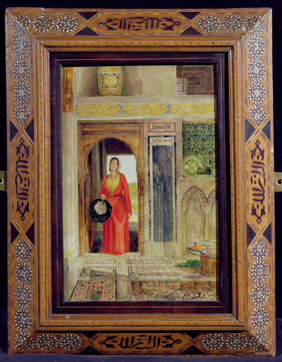 Ingången till haremet, 1871 av John Frederick Lewis