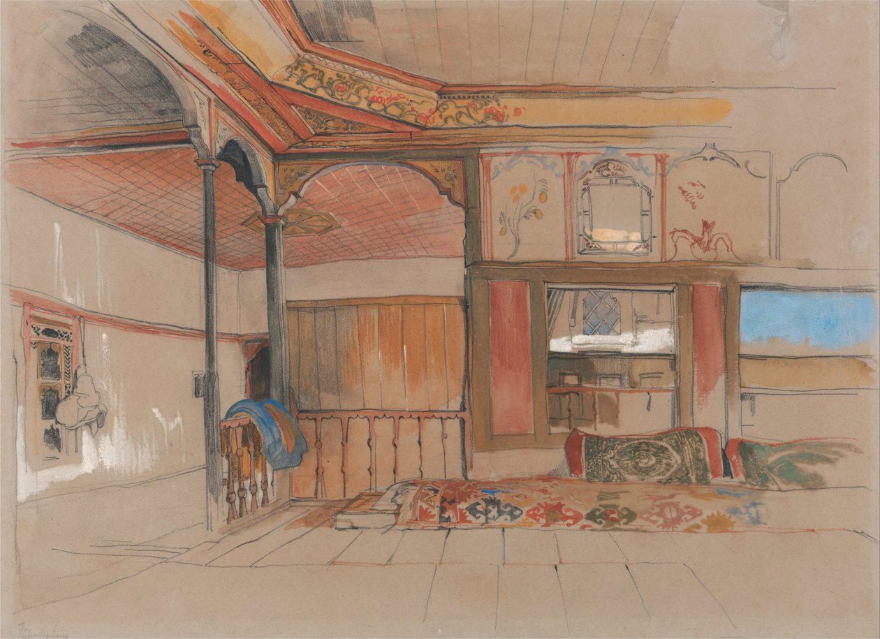 Interiör från ett österländskt hus av John Frederick Lewis