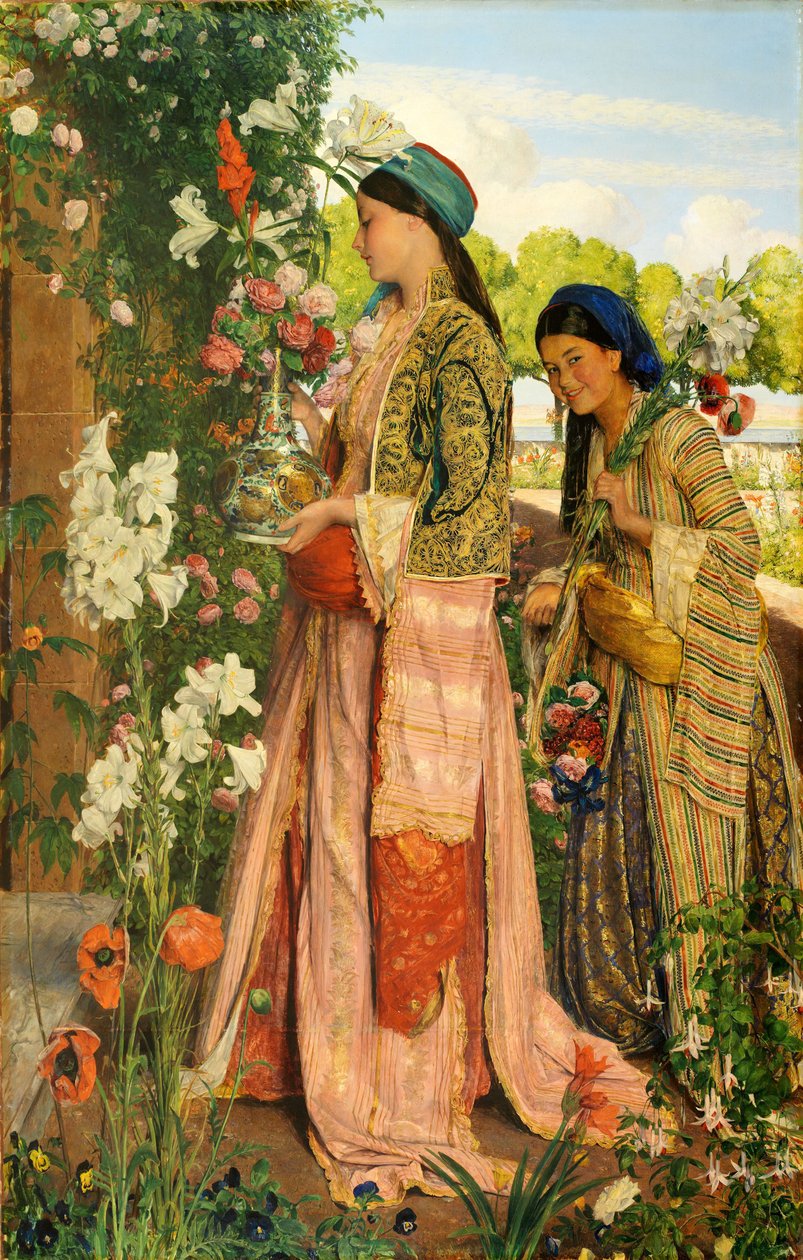 Lily Auratum, 1871 av John Frederick Lewis