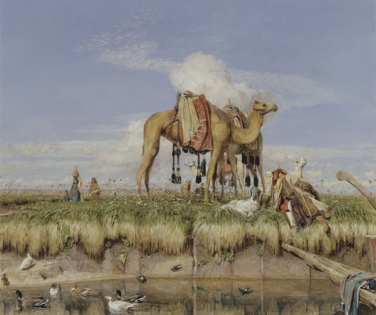 På Nilens stränder, övre Egypten av John Frederick Lewis