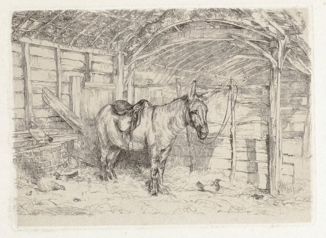 Stallscen av John Frederick Lewis