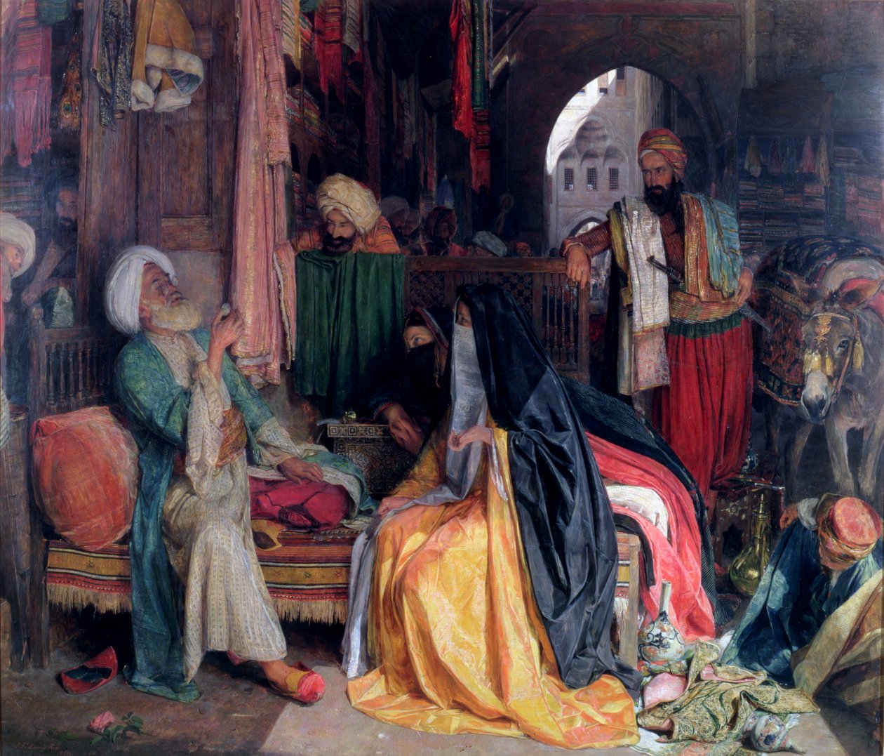 Det tveksamma myntet, 1869 av John Frederick Lewis