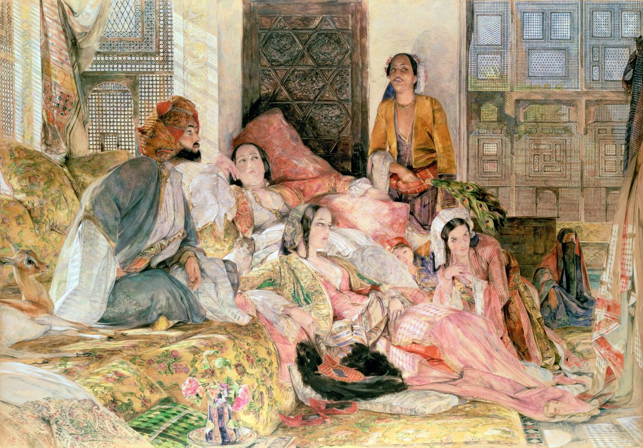 Harem, ca 1850 av John Frederick Lewis