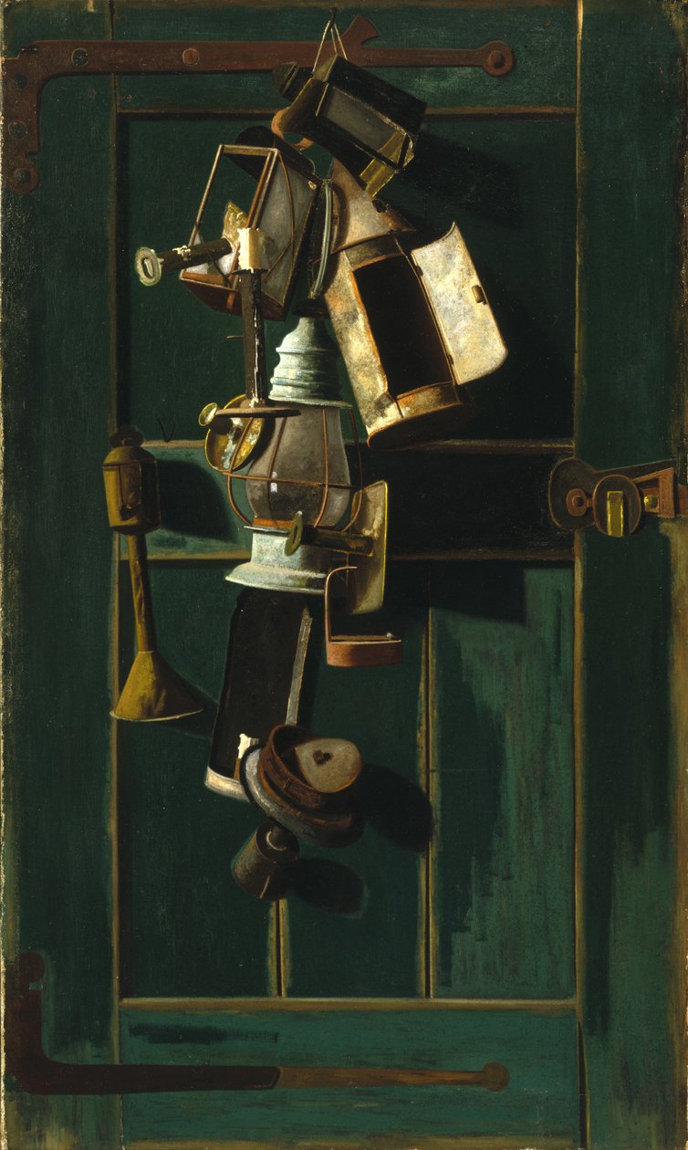 Dörr med lyktor, c.1880 av John Frederick Peto