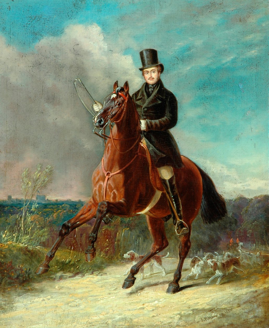 Prinsgemalen till häst, 1841 av John Frederick Herring Senior
