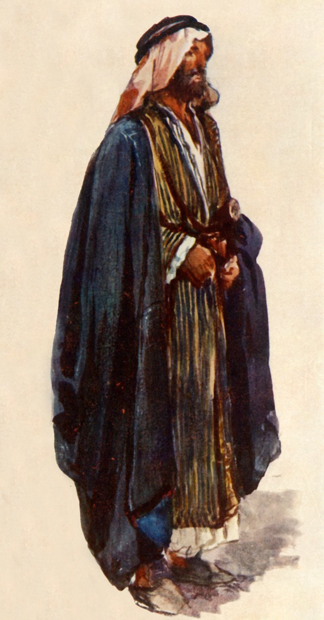 Arabisk bonde. Jerusalems grannskap, 1902. av John Fulleylove