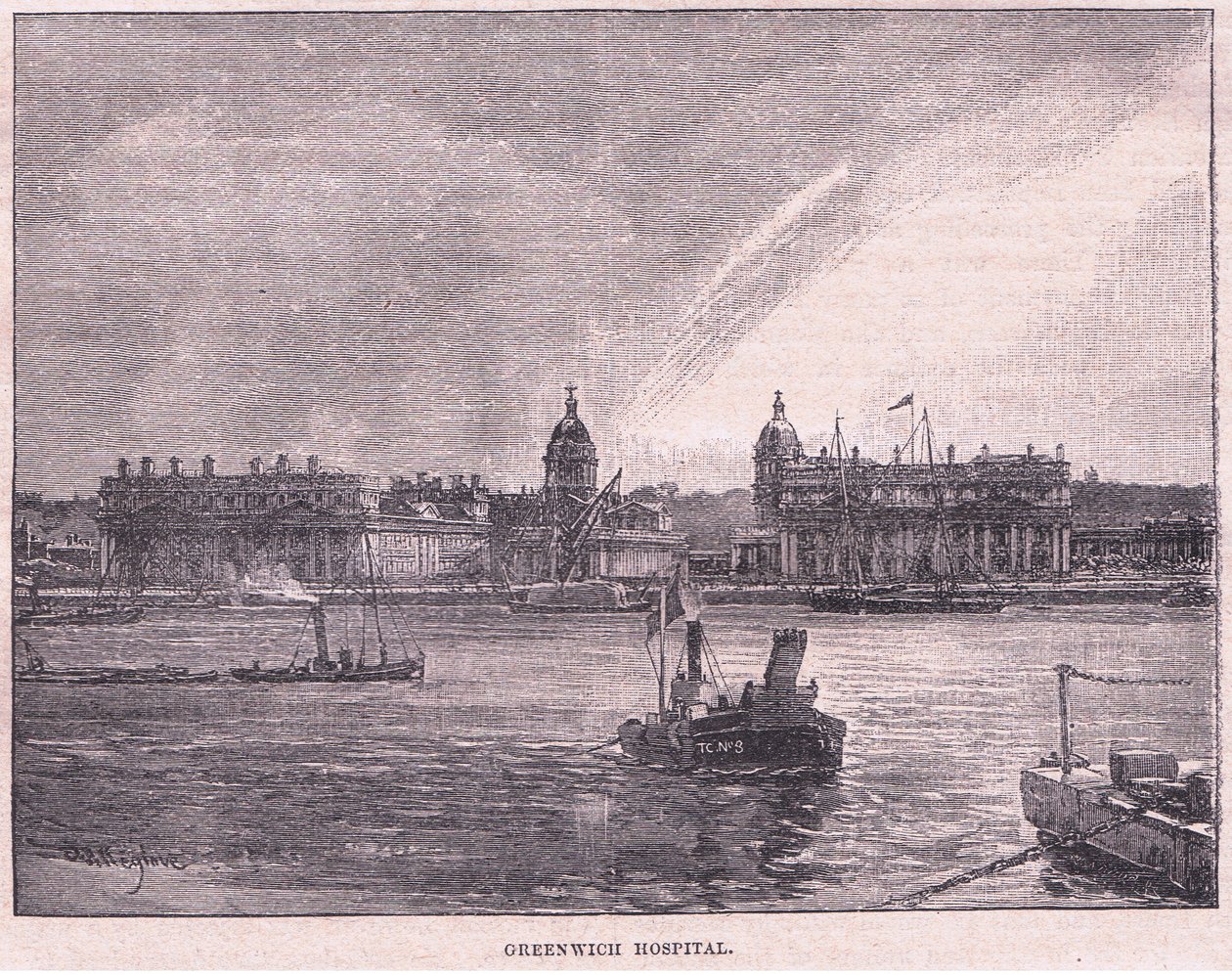 Hospitali ya Greenwich swed av John Fulleylove