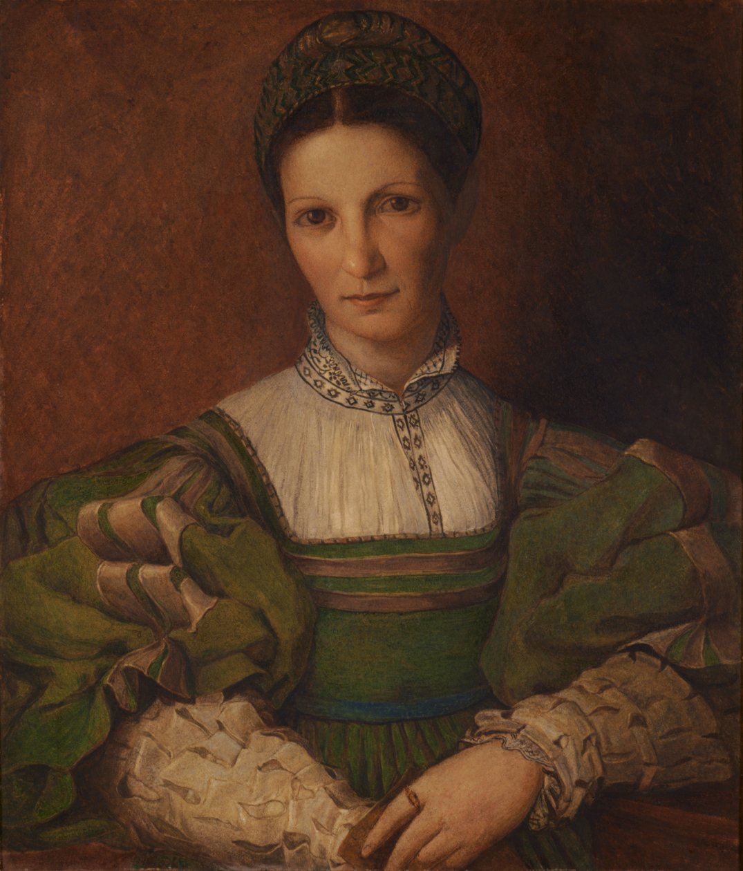 Porträtt av en dam, efter Sebastiano Del Piombo av John Fulleylove