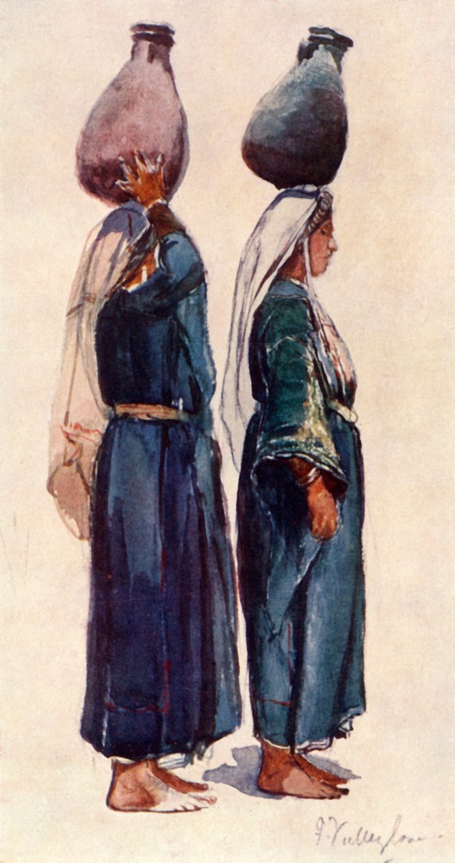 Studier av syriska bondekvinnor, 1902. av John Fulleylove