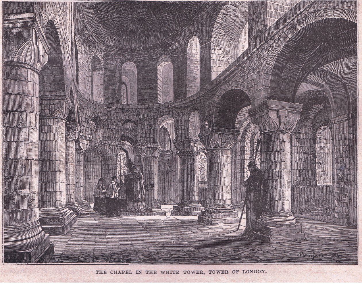 Kapellet i Vita tornet, Tower of London av John Fulleylove