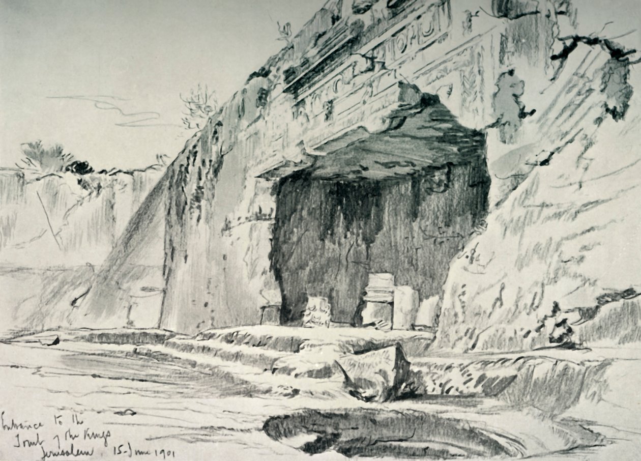 De så kallade kungarnas gravar, 1902. av John Fulleylove
