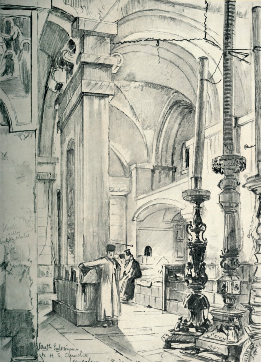 Heliga gravens vestibul, 1902. av John Fulleylove