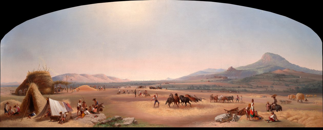 Skördare på den romerska Campagna av John Gadsby Chapman