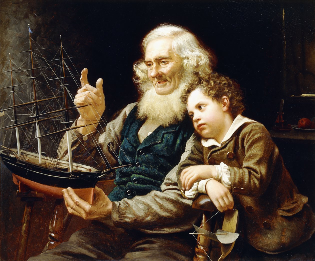 En berättelse om havet, 1883 av John George Brown