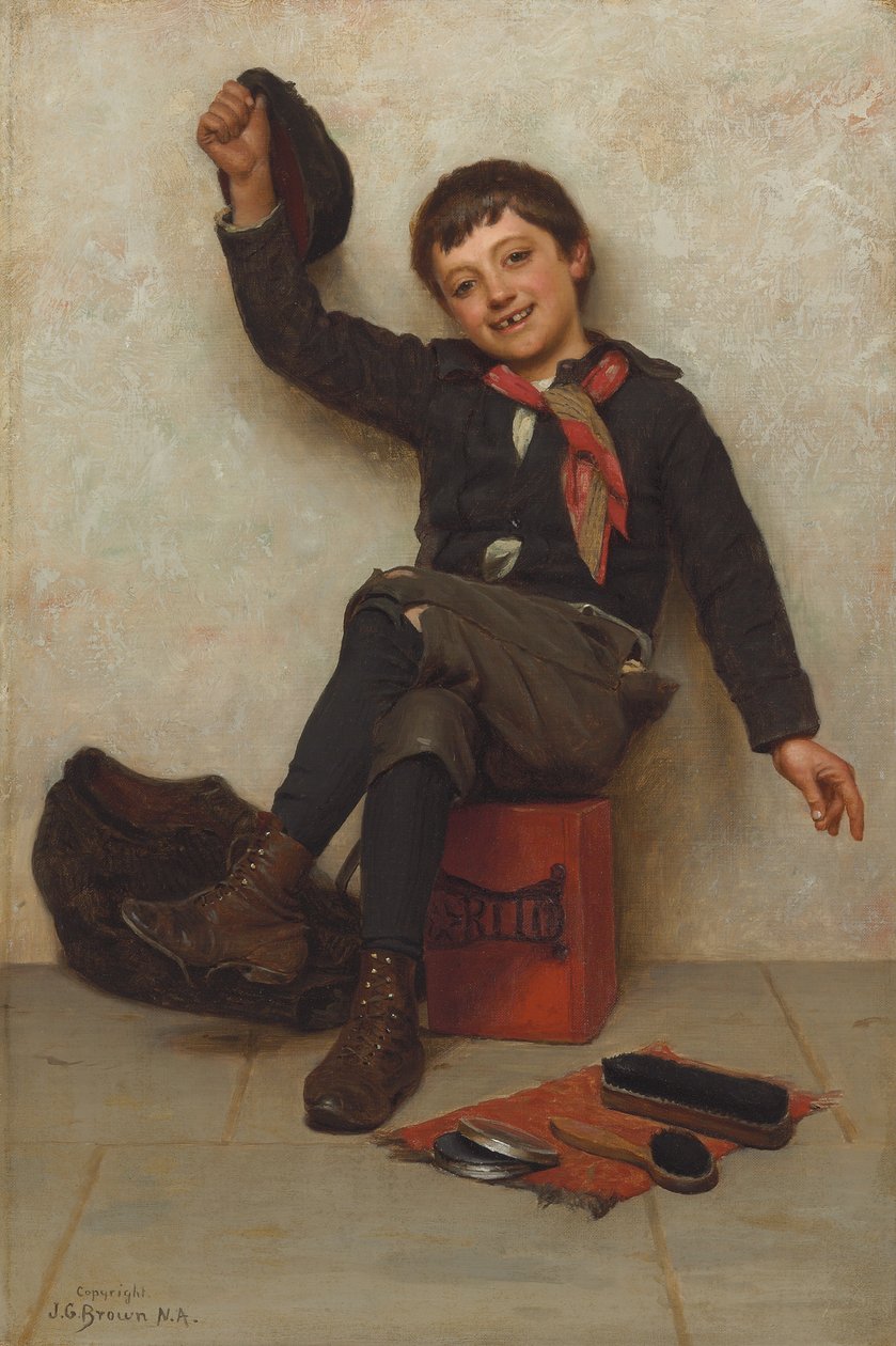 Okej, ca 1897 av John George Brown
