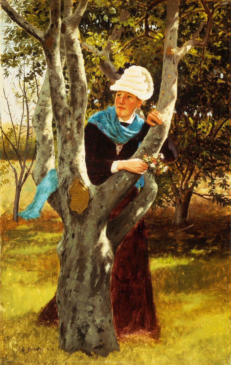 Bland träden, av John George Brown