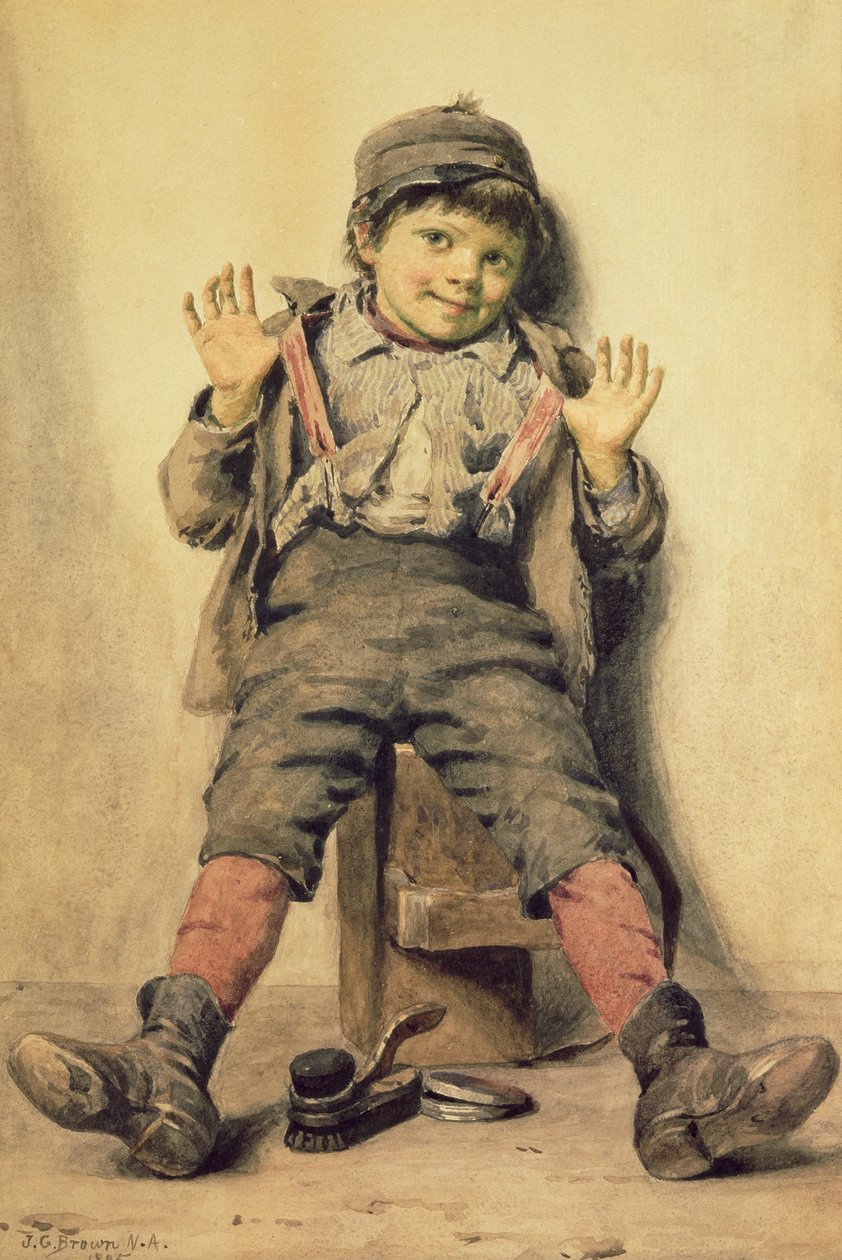 Fullständigt lycklig av John George Brown