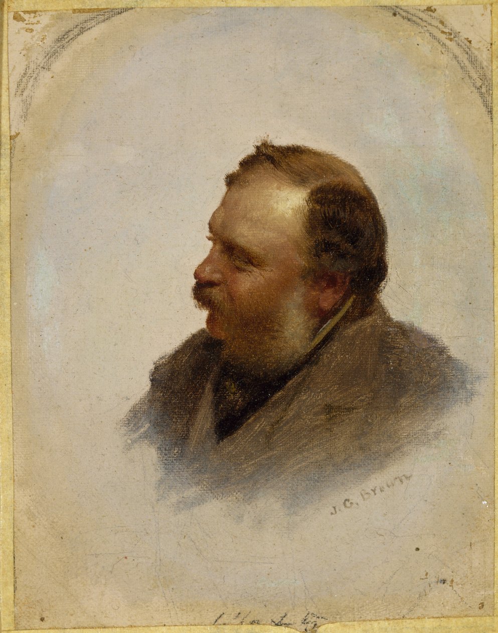 Porträtt av William Brand, ca. 1862 av John George Brown