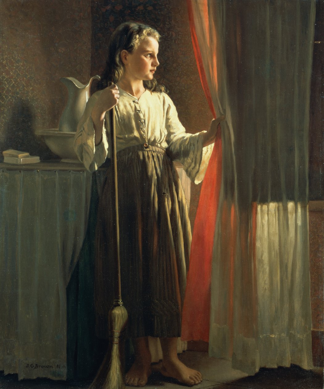 Den lilla tjänaren av John George Brown
