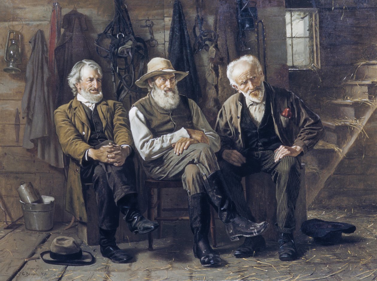 Att avgöra frågan, 1897. av John George Brown