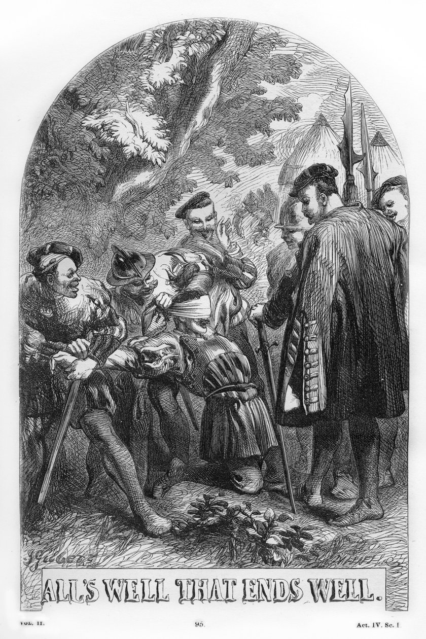 Allt är väl som slutar väl av William Shakespeare av John Gilbert
