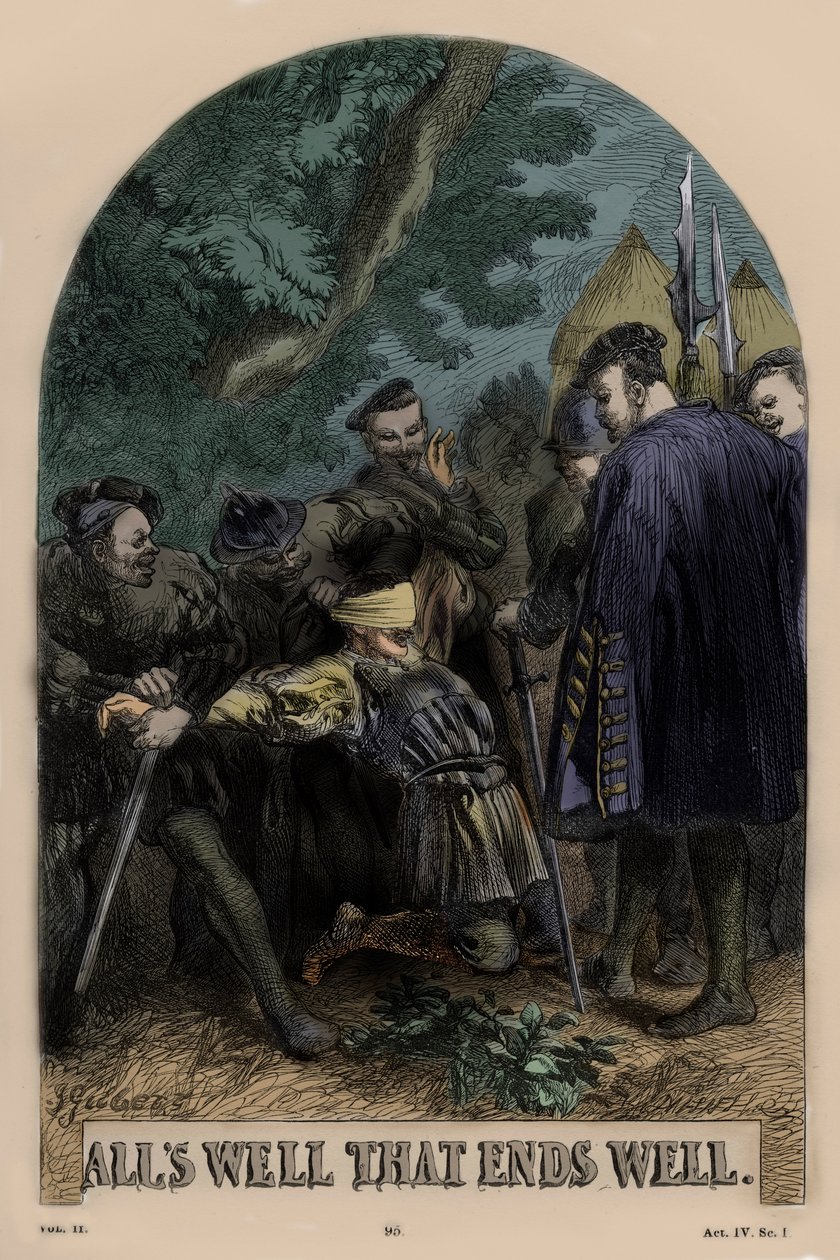 Allt är väl som slutar väl av William Shakespeare av John Gilbert