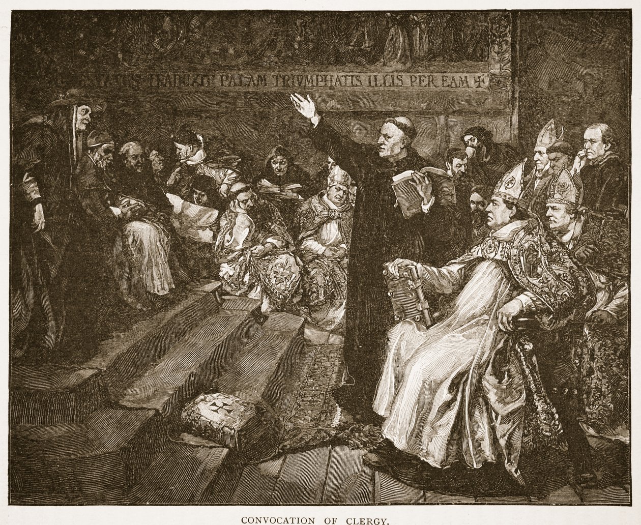 Convocation of Clergy, illustration från 