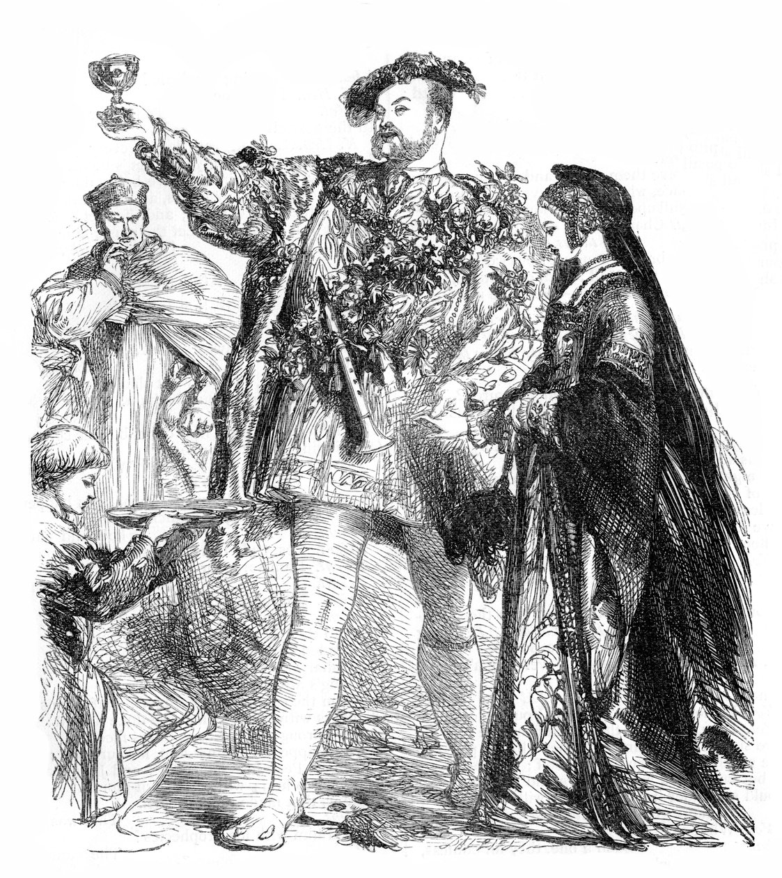Henry VIII av William Shakespeare av John Gilbert
