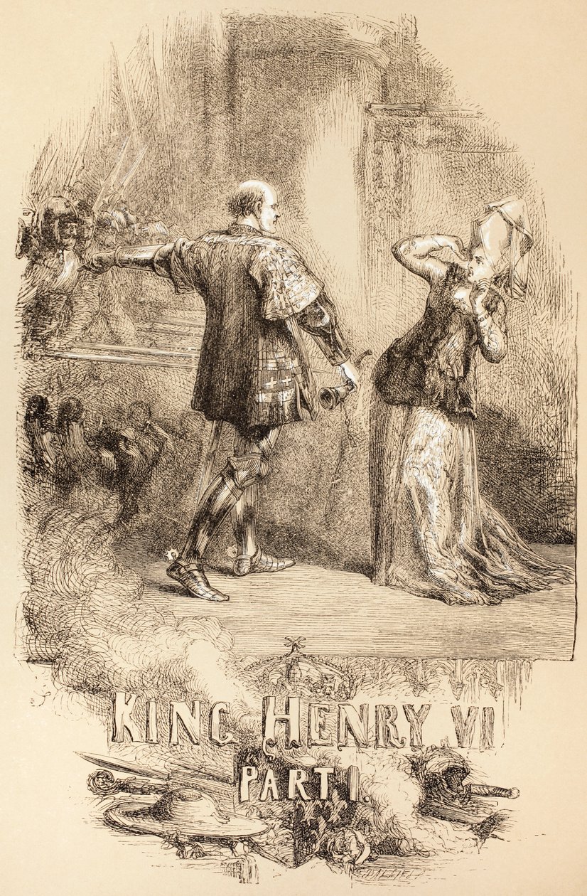 Henrik VI, del I, 1890 av John Gilbert