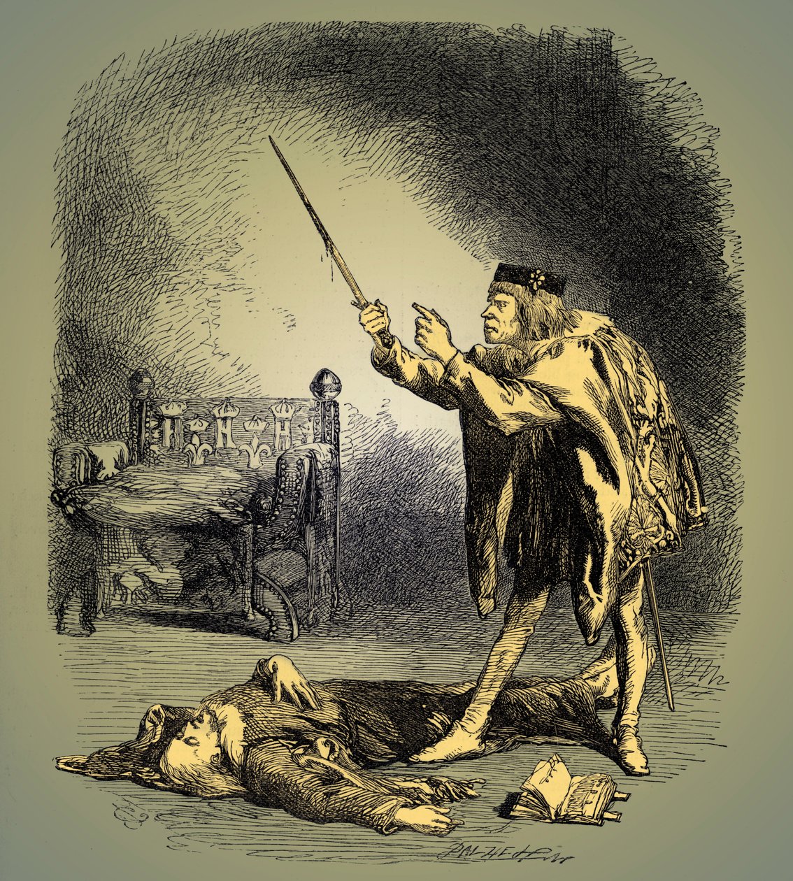 Henry VI del III av Shakespeare av John Gilbert