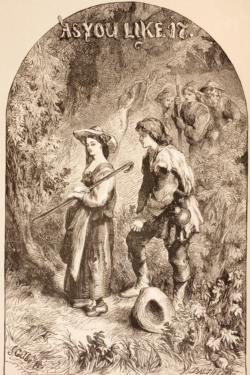 Illustration för As You Like It, från 