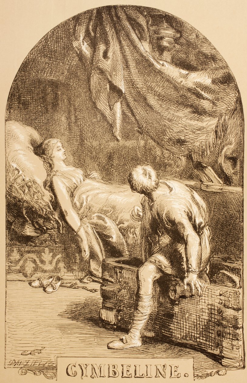 Illustration för Cymbeline, från 
