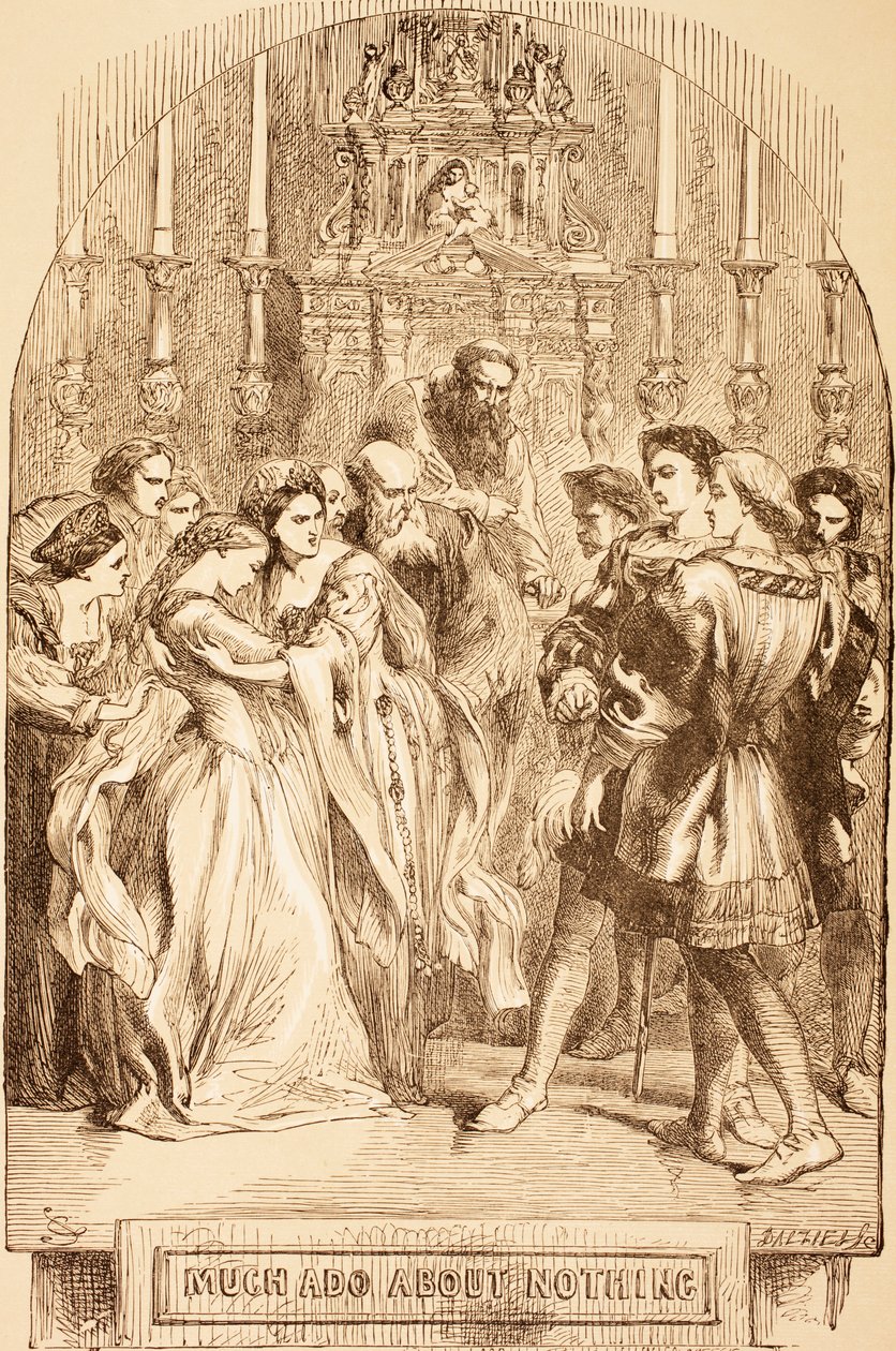 Illustration för Much Ado About Nothing, från 