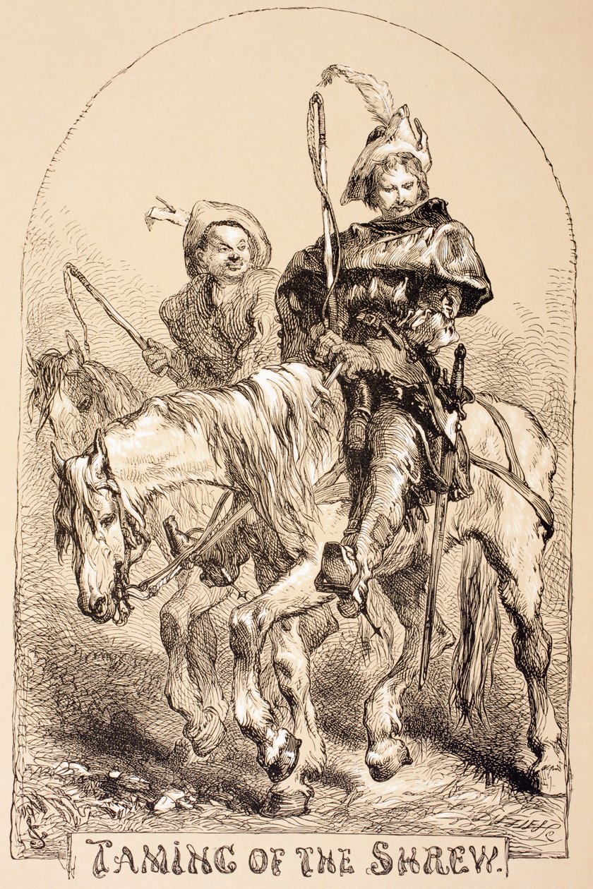 Illustration för The Taming of the Shrew, från 