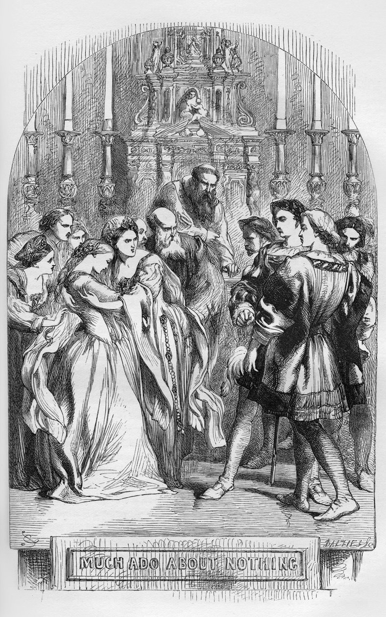 Much Ado about Nothing av William Shakespeare av John Gilbert